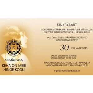 Kinkekaart 30 €